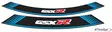 Puig Kit 8 Rim Strips Gsxr C/Blue - Fälgdekaler - D182442 - 1