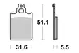 Sbs Bromsklossats Carbon Tech - Bromsbelägg - D113492 - 1