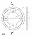 Supersprox Stål Bakdrev SU RM80/85 / YA - Bakdrev - D106242 - 1