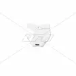 UFO Nummerplåt KTM125-450 SX/SXF 16-18 V - Nummerplåt - D86502 - 1