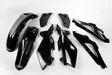 UFO Plastkit 4-delar Svart HVA 2-takt CR - Plastkit - D33772 - 1