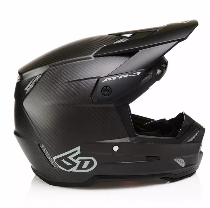 6D Helmet ATR-3 Solid Matte Black FIM - Crosshjälmar - D527512 - 1