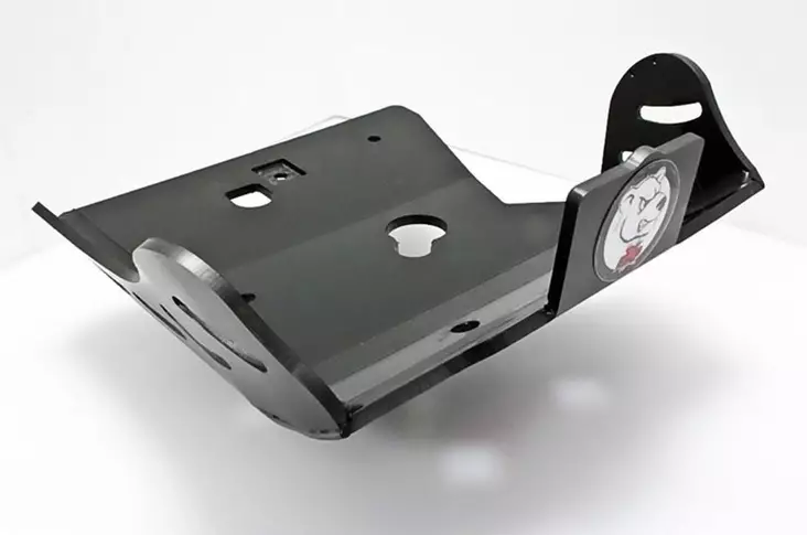 AXP Skid Plate PHD 6mm Black Gas-gas EC2 - Hasplåtar - D133582 - 1