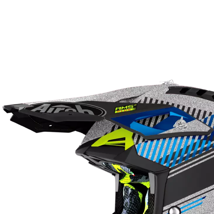 Airoh Aviator 3 Skärm Wave silver krom - Tillbehör & Reservdelar till hjälm - D371942 - 1