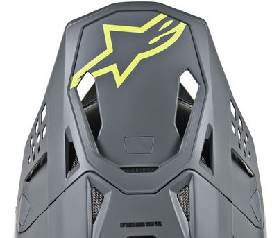 Alpinestars Skärm S-M8 - RADIUM Grå/gul - Tillbehör & Reservdelar till hjälm - D160122 - 1