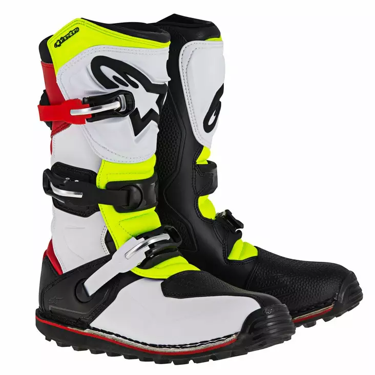 Alpinestars Stövel Tech T Vit/Röd/Fluogu - Crosstövlar - D120222 - 1