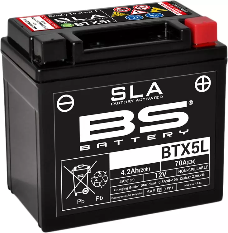 BS Battery BTX5L/BTZ6S (FA) SLA - Sealed - Batterier - D151272 - 1