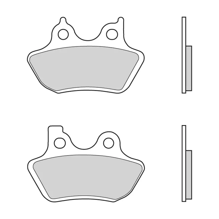 Brembo Bromsbelägg Bak Sintered Road - Bromsbelägg - D399642 - 1