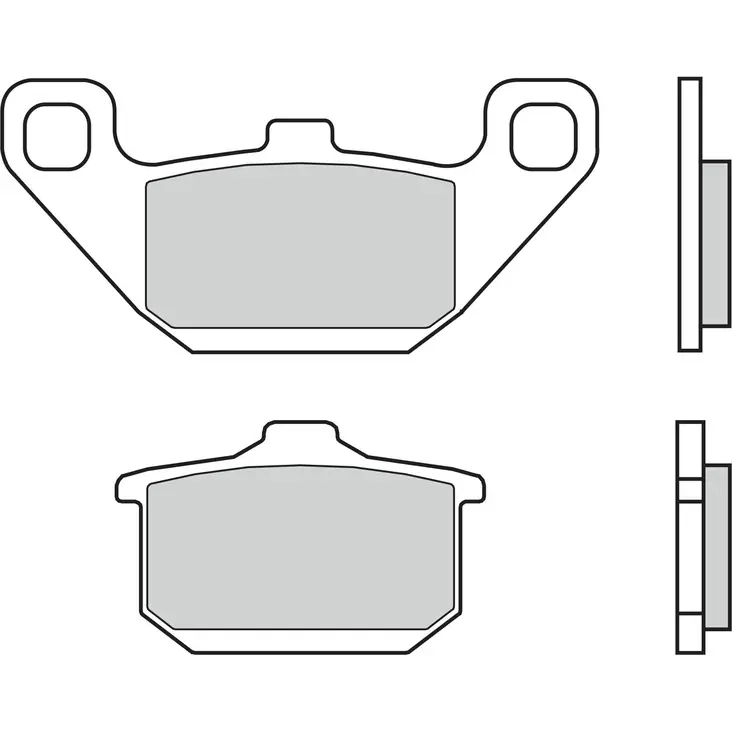 Brembo Bromsbelägg Sintered Front Road - Bromsbelägg - D6122 - 1