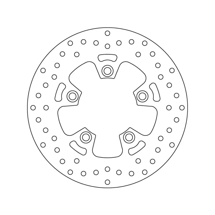 Brembo Serie Oro bromsskiva - Bromsskivor - D6262 - 1