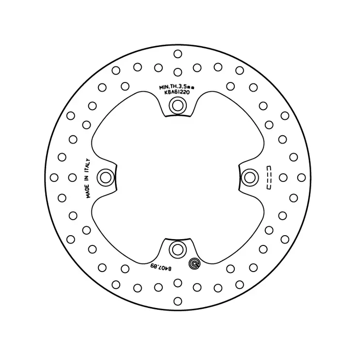 Brembo Serie Oro bromsskiva - Bromsskivor - D6272 - 1