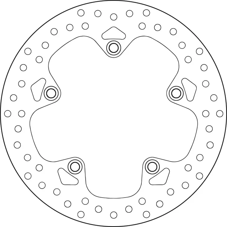 Brembo Serie Oro bromsskiva - Bromsskivor - D88182 - 1