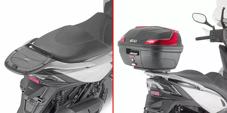GIVI SPEC.RACK KYMKO AGILITY 300 - Monteringsatser & Pakethållare - D338692 - 1