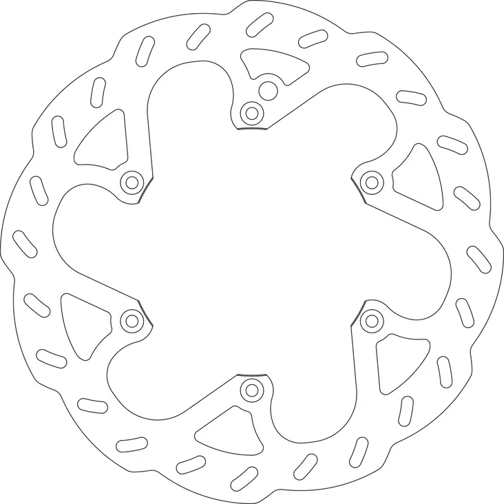 GOLDFREN Bromsskiva Fram HUS 00-KTM125-5 - Bromsskivor - D19402 - 1