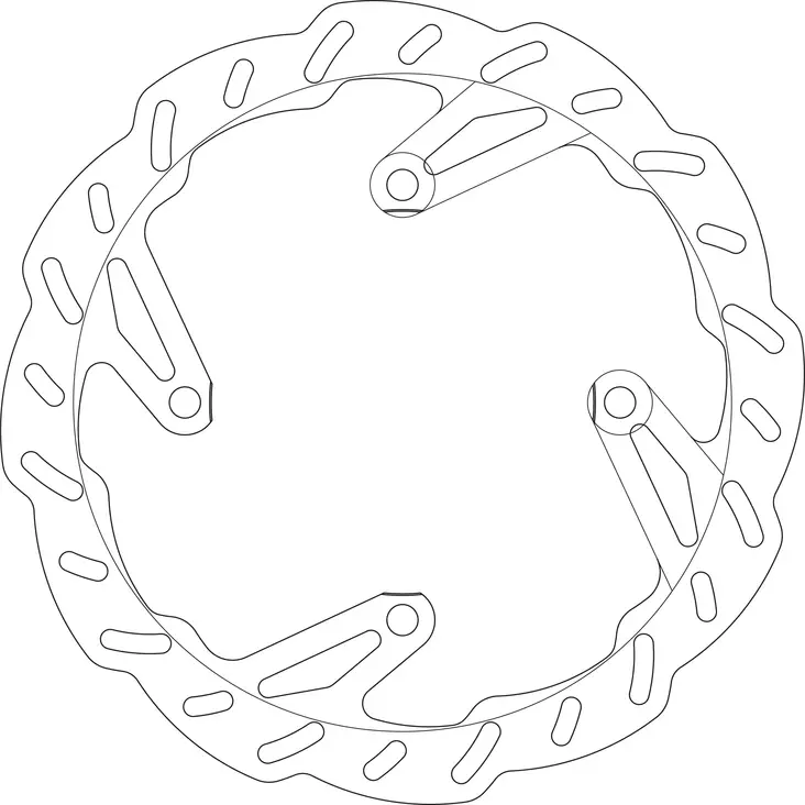 GOLDFREN Bromsskiva Fram RM-Z250 07-22RM - Bromsskivor - D19362 - 1