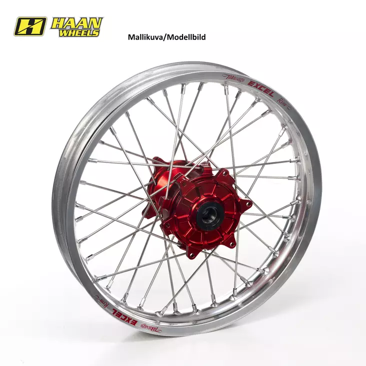 Haan wheel CRF450 13- 19-2,15 RED HUB/SI - Kompletta Hjul - D142452 - 1