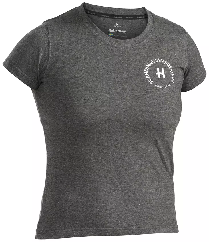 Halvarssons T-shirt H Tee Dam Grå - T-shirts & Toppar - D435562 - 1