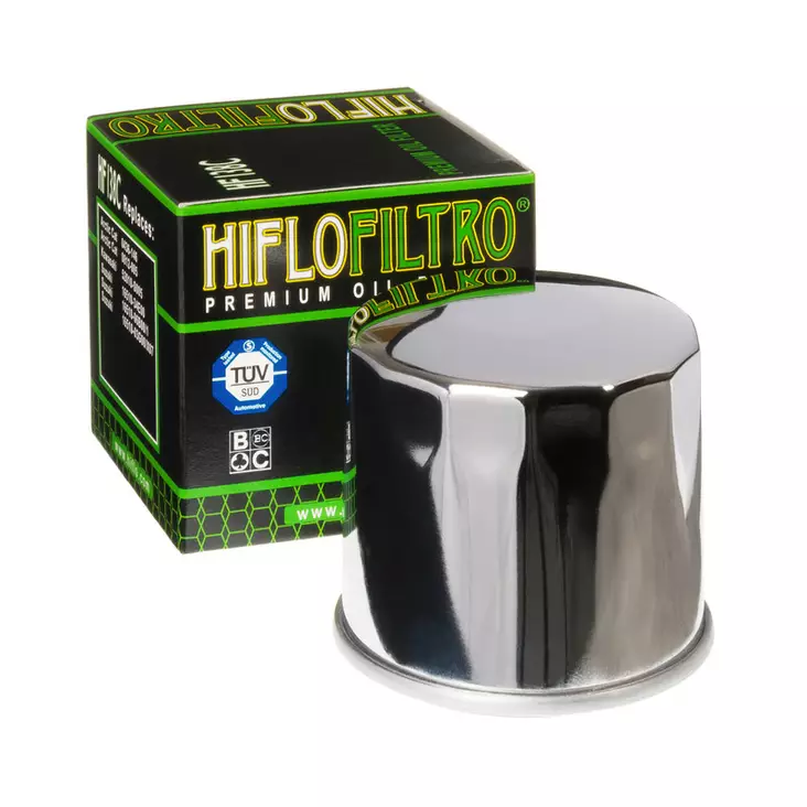 HiFlo oljefilter HF138C Krom - Oljefilter - D4342 - 0