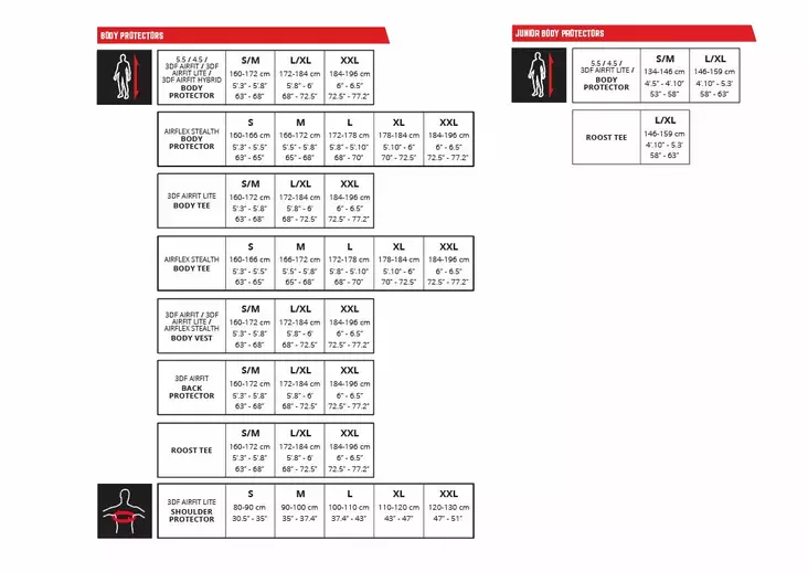 Leatt Body Protector 3.5 Junior Svart/Rö - MC Skyddsvästar/jackor - D428422 - 1
