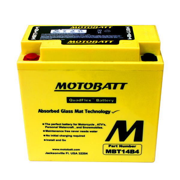 Motobatt MBT14B4 batteri - Batterier - D2772 - 1