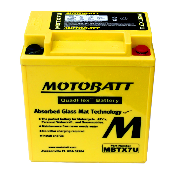 Motobatt MBTX7U batteri - Batterier - D2762 - 1