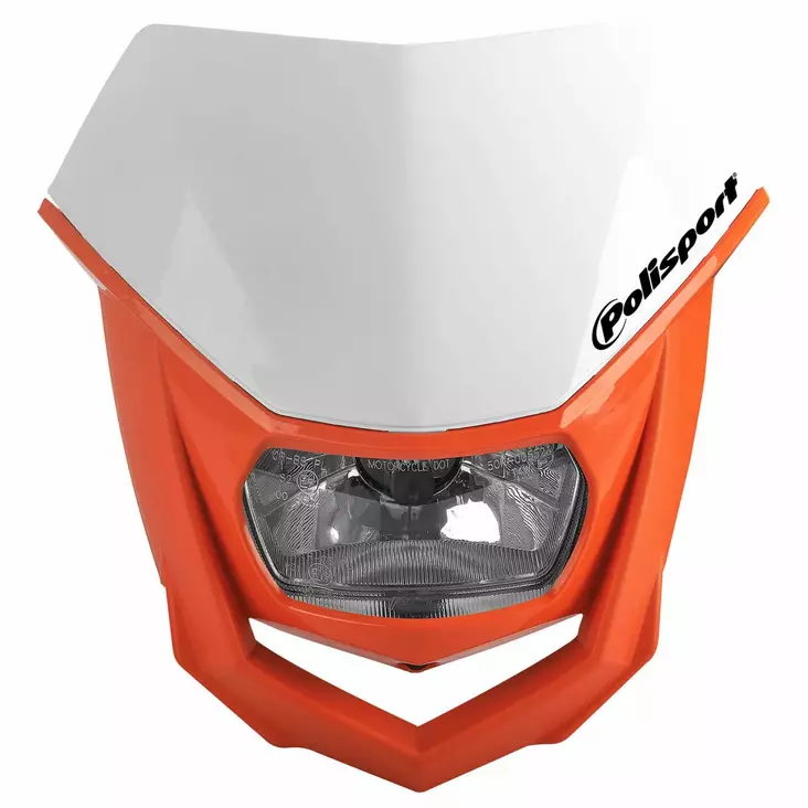 Polisport HALO Headlight White/orange (8 - Framlampor - D327692 - 1