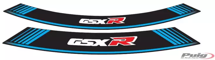 Puig Kit 8 Rim Strips Gsxr C/Blue - Fälgdekaler - D182442 - 1