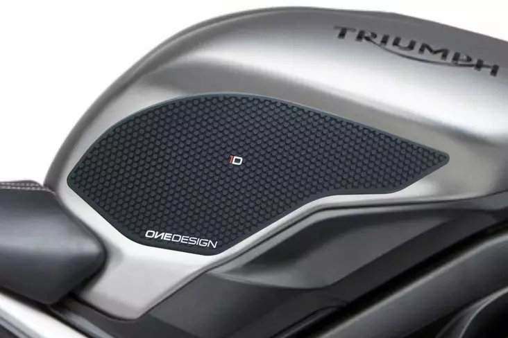 Puig Lateral Tank Pads Triumph C/Black - Tankskydd - D261122 - 1