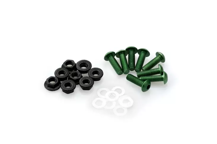 Puig Screw Kit C/Green - Vindskyddsfästen och delar - D180482 - 1