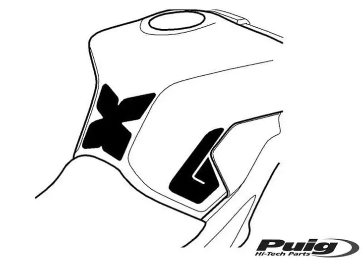 Puig Tank Pad + Side Part Yamaha Mt-09 1 - Tankskydd - D185252 - 1