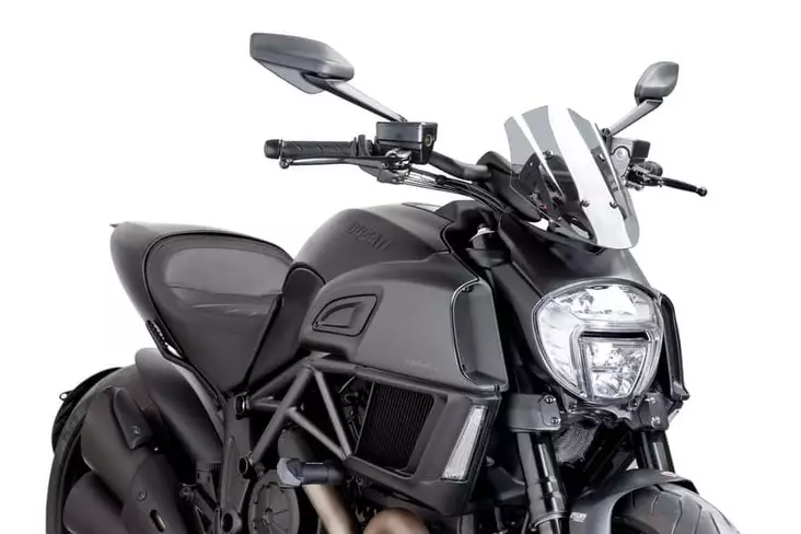 Puig Windshield New Gen. Sport Ducati Di - Vindskydd - D184722 - 1