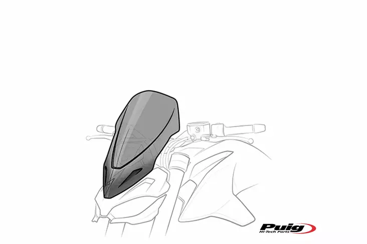Puig Windshields N.G.Touring Yamaha Mt07 - Vindskydd - D427152 - 1