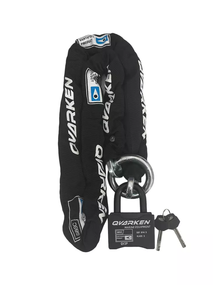 Hyper Låspaket kätting+lås Klass 3 1.5m - Kättinglås & Kättingar - D435932 - 1