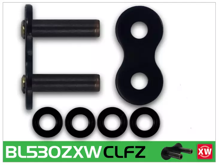 RK BL530 ZXW nitlås Black Scale - Kedjelås - D370202 - 1