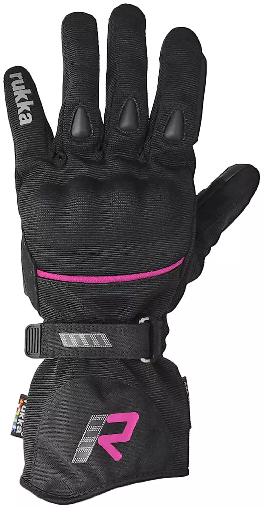 RUKKA Handske GTX VIRVE 2.0 Svart/Rosa - MC Handskar med membran  - D475002 - 1