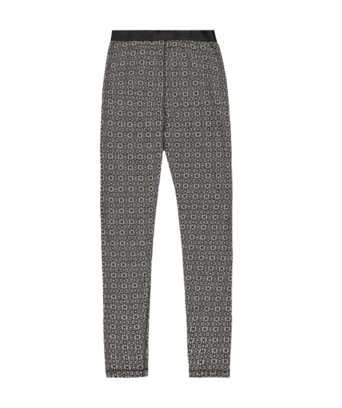 SVALA Merino Design Pants Jacquard black - Underställ - D463062 - 1