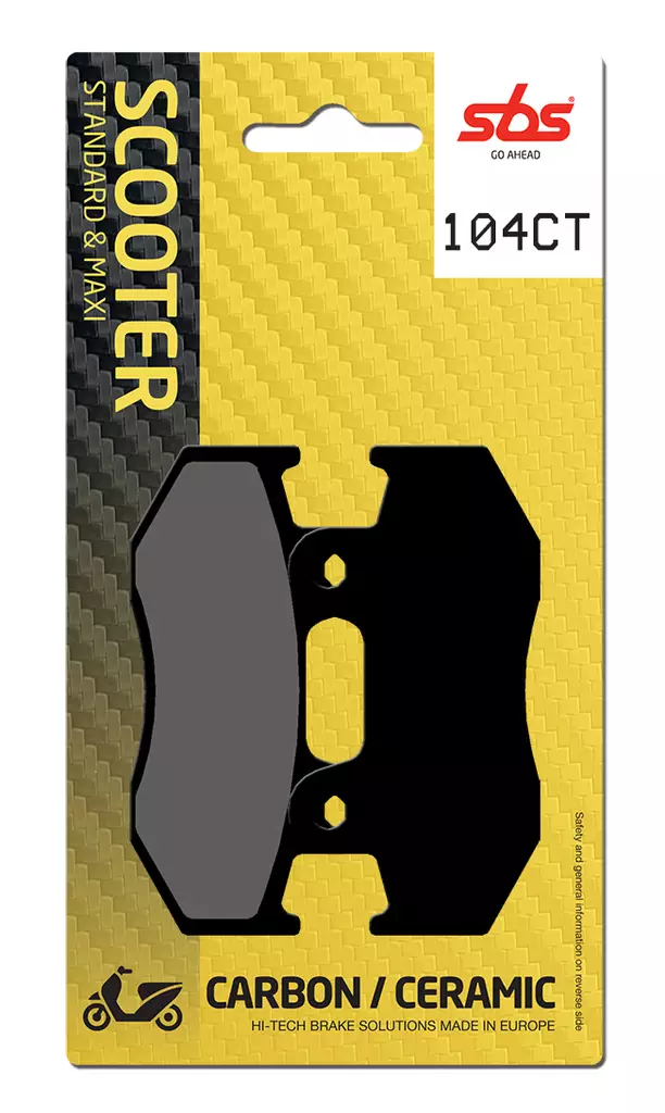 Sbs Bromsklossats Carbon Tech - Bromsbelägg - D106572 - 0