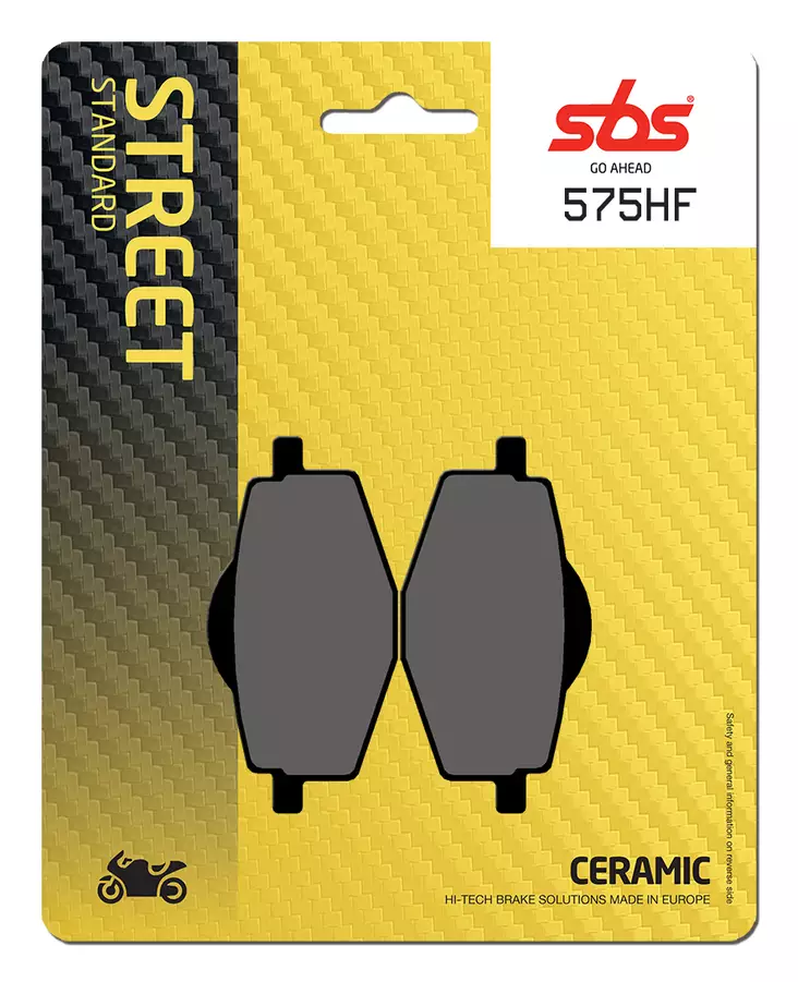 Sbs Bromsklossats Ceramic - Bromsbelägg - D106812 - 0