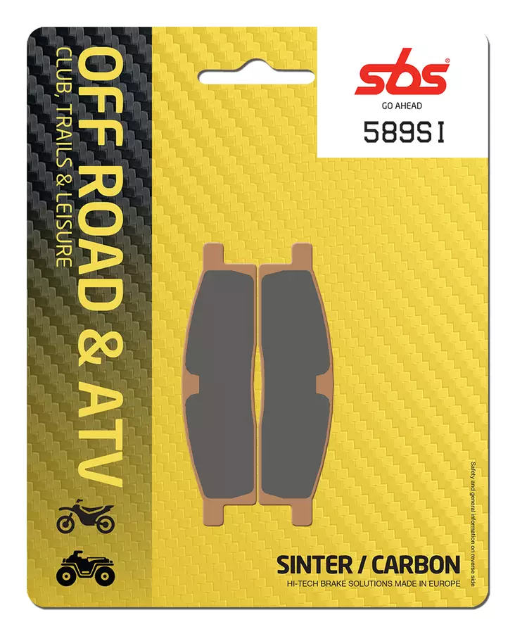 Sbs Bromsklossats Sintered Offroad - Bromsbelägg - D106832 - 0