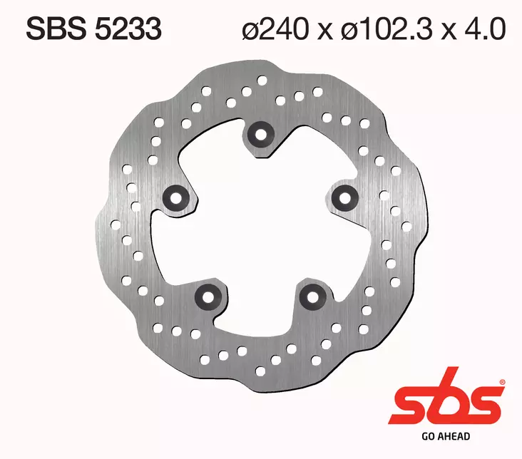 Sbs bromsskiva Standard - Bromsskivor - D131302 - 1