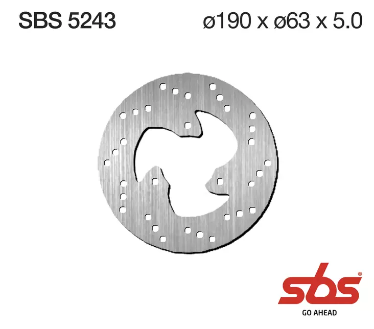 Sbs bromsskiva Standard - Bromsskivor - D131312 - 1