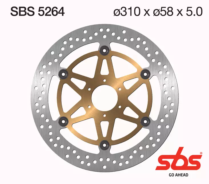 Sbs bromsskiva Standard - Bromsskivor - D131332 - 1