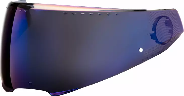 Schuberth C4 Visir spegel blå, 53-59 - Visir - D130182 - 1