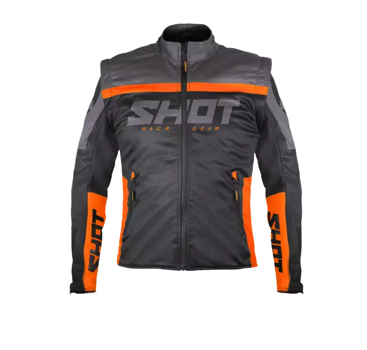 Shot Jacka Softshell Lite 3.0 Svart/Oran - Enduro Jackor - D436402 - 1