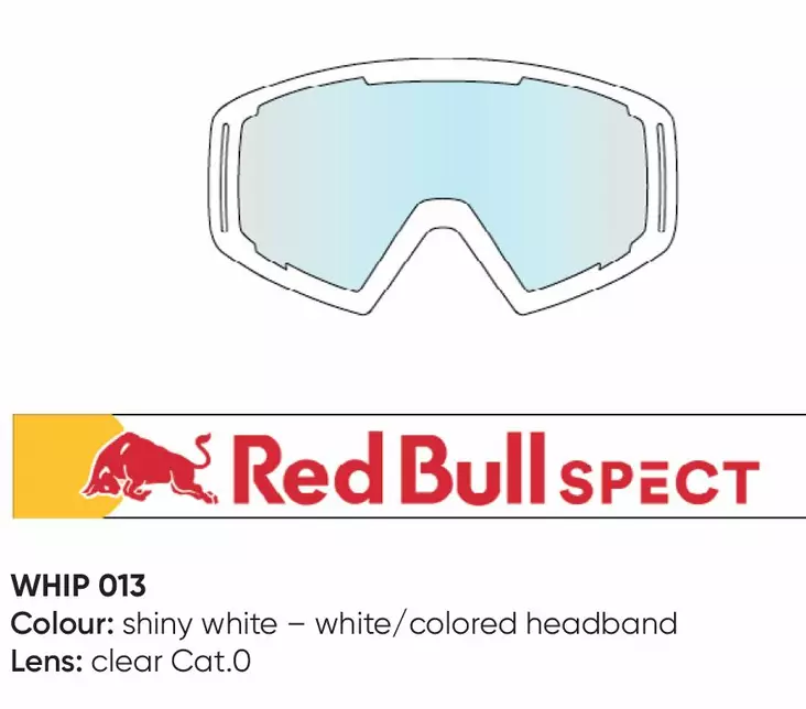 Spect Red Bull Whip MX Goggles Singel le - Crossglasögon - D417322 - 1