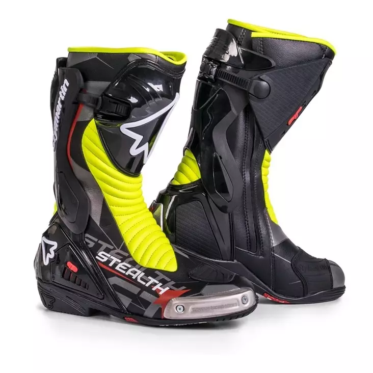 Stylmartin Stealth EVO Svart/Gui - MC Stövlar - D169162 - 1
