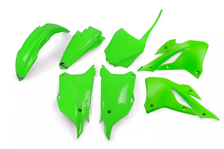 UFO Plastkit 5-delar Grön KX85 OEM 22- - Plastkit - D440782 - 1