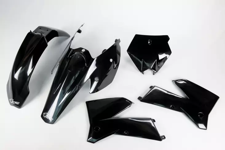 UFO Plastkit 5-delar Svart KTM SX125- 05 - Plastkit - D33742 - 1