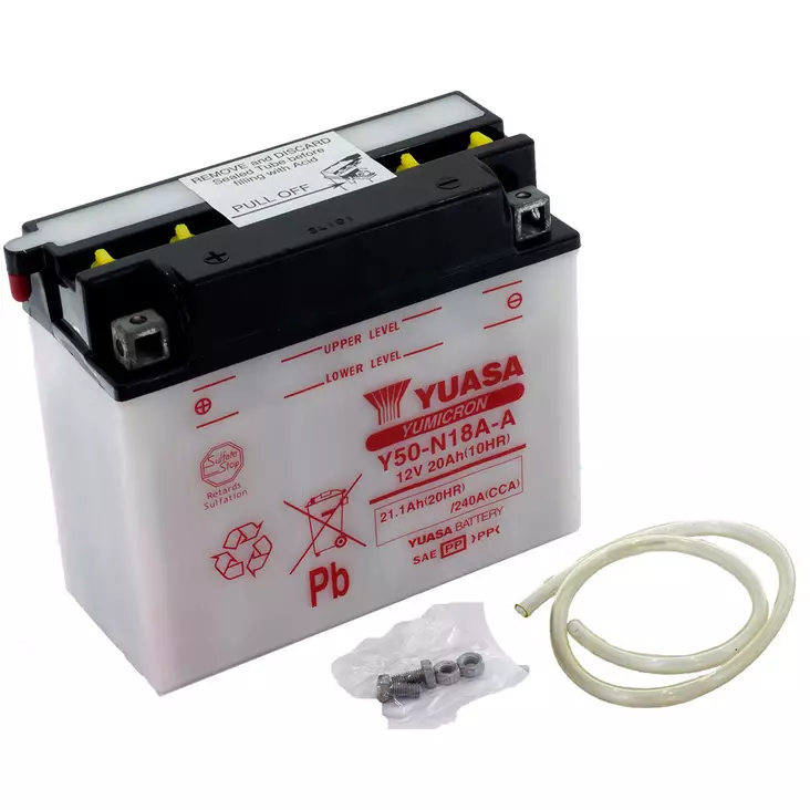 Yuasa Batteri, Y50-N18A-A (dc) Exkl syra - Batterier - D2632 - 1