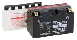Yuasa Batteri, YT7B-BS (CP) Inkl syra (6 - MC Universaldelar och Verktyg - D2692 - 1
